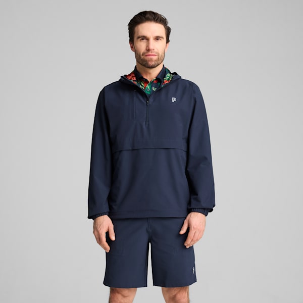 メンズ ゴルフ PUMA x PTC アノラック, Deep Navy, extralarge-JPN