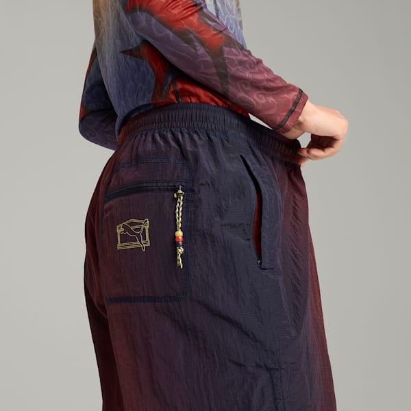 Pants unisex PUMA x ARIES, Mars Red, extralarge