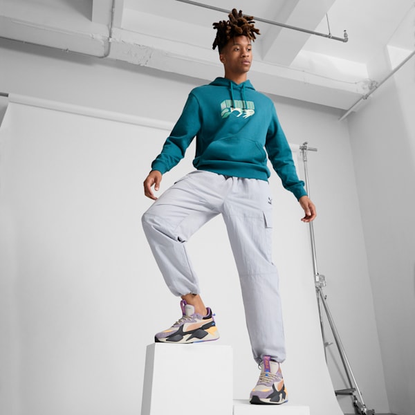 CLASSICS Brand Love Hoodie Men, Cold Green, extralarge