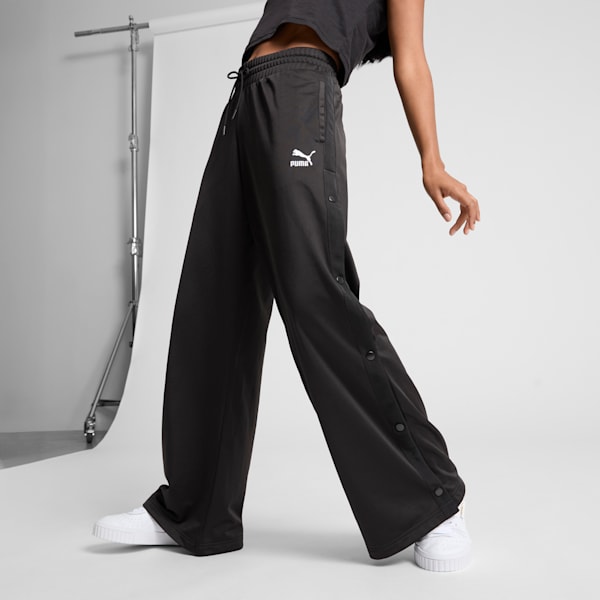 CLASSICS Women's Popper Pants, PUMA Black, extralarge