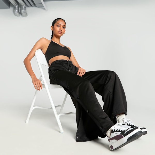 CLASSICS Popper Women's Relaxed Fit Pants, PUMA Black, extralarge-IND