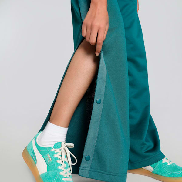 CLASSICS Popper Women's Relaxed Fit Pants, Cold Green, extralarge-IND