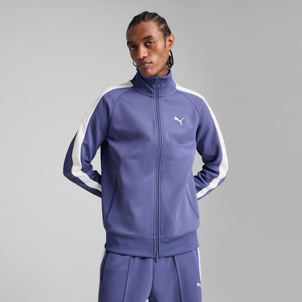 T7 ALWAYS ON Men's Track Jacket, Blue Crystal, extralarge
