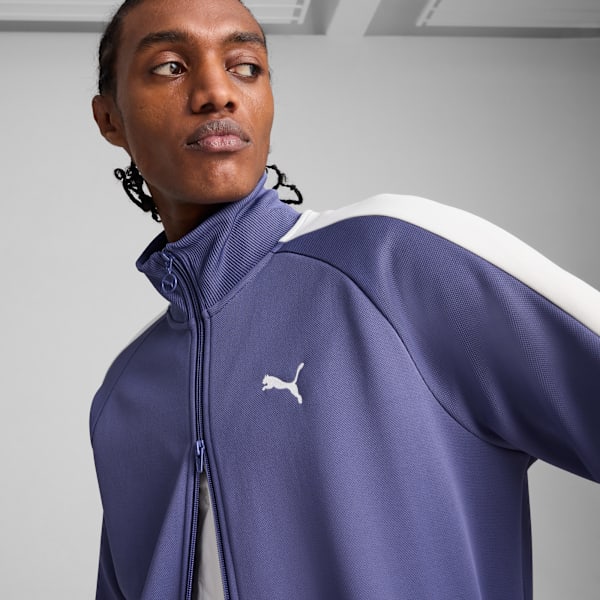 T7 ALWAYS ON Men's Track Jacket, Blue Crystal, extralarge