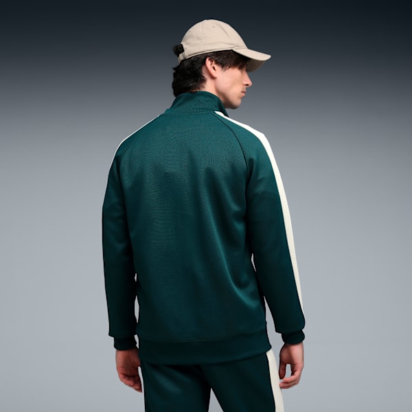 T7 ALWAYS ON Men's Track Jacket, Green Terrain-Alpine Snow, extralarge-IND