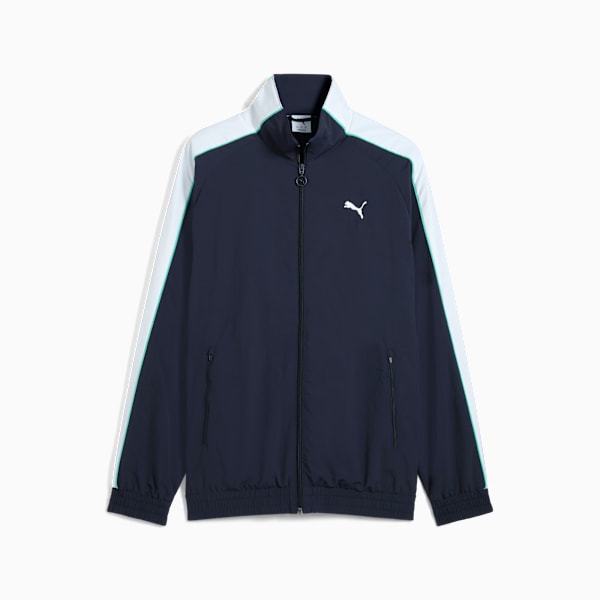 T7 Oversized Unisex Track Jacket, New Navy, extralarge-IND