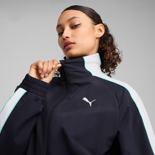 T7 Oversized Unisex Track Jacket, New Navy, extralarge-IND