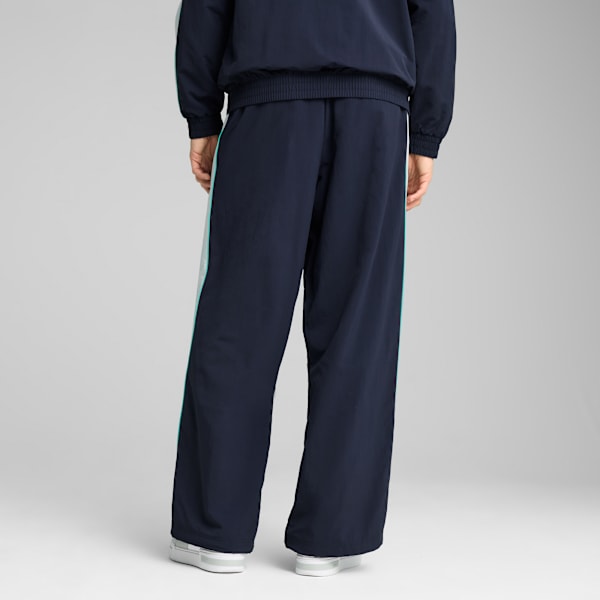 T7 Oversized Unisex Track Pants, New Navy, extralarge-IND