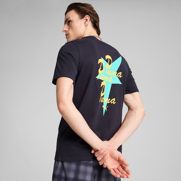 ROAD TO UNITY Men's Graphic Tee, New Navy, extralarge