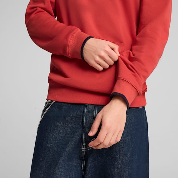 Road To Unity Graphic Men's Hoodie, Red Fire, extralarge-IND