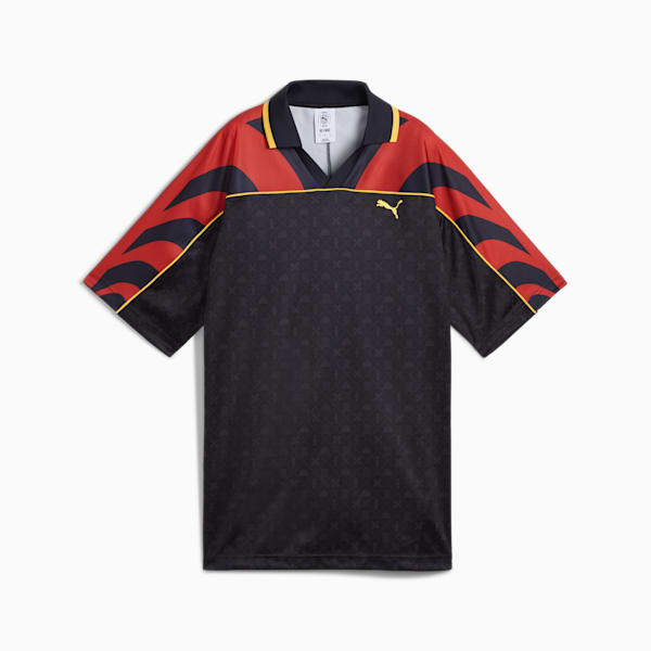 ROAD TO UNITY Men's Relaxed Soccer Jersey, New Navy, extralarge