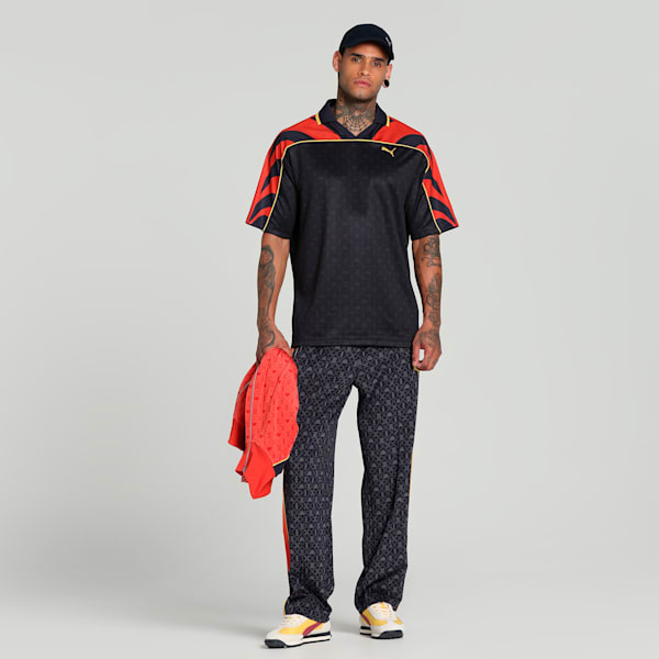 ROAD TO UNITY Men's Relaxed Soccer Jersey, New Navy, extralarge