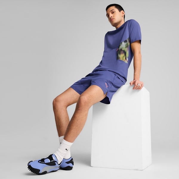 Playera estampada para hombre HOOPS x PUMATECH, Blue Crystal, extralarge