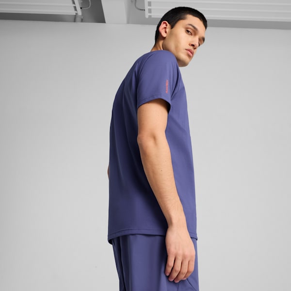HOOPS x PUMATECH Men's Graphic Tee, Blue Crystal, extralarge