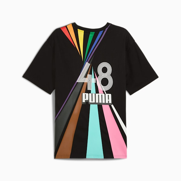 EQUAL LOVE CONFEDERATION Relaxed Graphic Tee, PUMA Black, extralarge