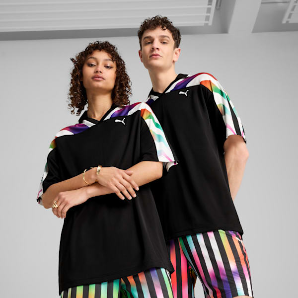 Camiseta de fútbol EQUAL LOVE CONFEDERATION, PUMA Black-AOP, extralarge