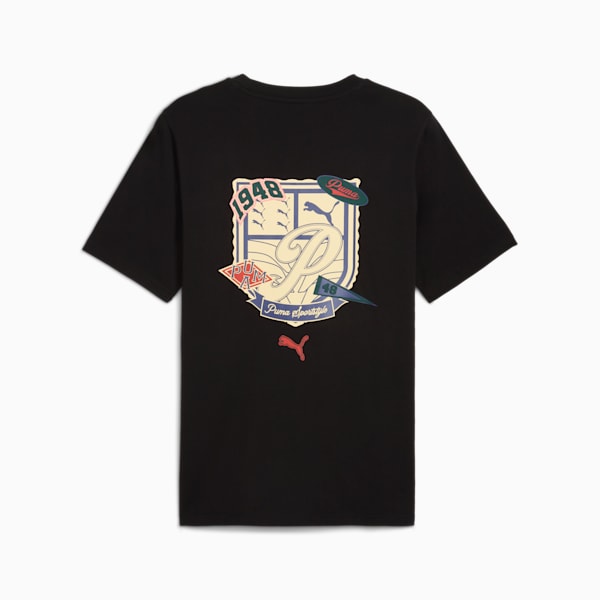 SPORTS LEGACY Graphic Men's Tee, PUMA Black, extralarge-IND