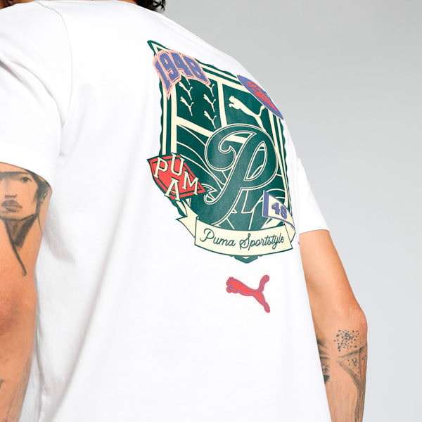 SPORTS LEGACY Graphic Men's Tee, PUMA White, extralarge-IND