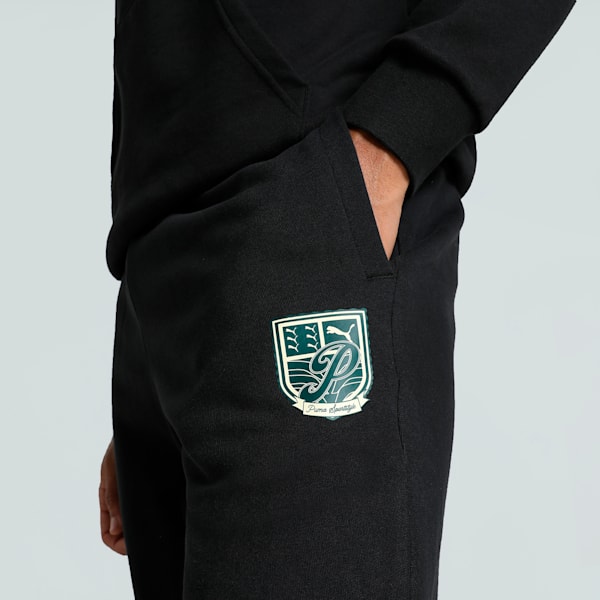 SPORTS LEGACY Graphic Men's Sweat Pants, PUMA Black, extralarge-IND