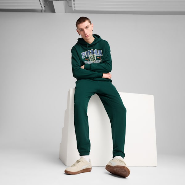SPORTS LEGACY Graphic Men's Sweat Pants, Dark Myrtle, extralarge-IND