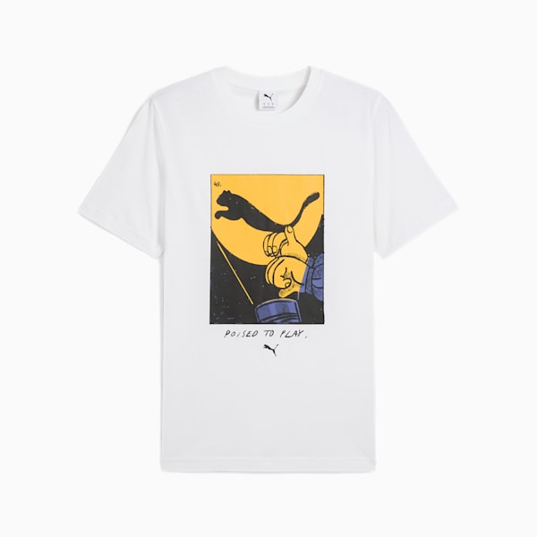 GRAPHICS Shadow Play Men's Tee, PUMA White, extralarge-IND