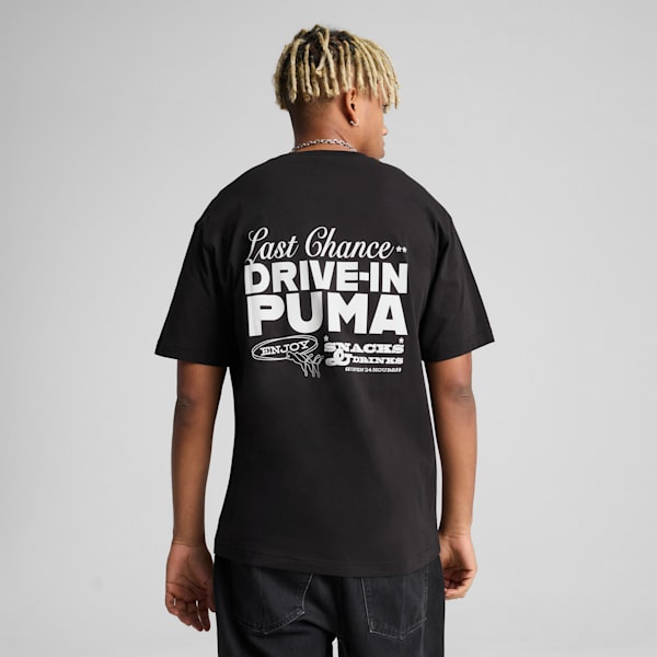 GRAPHICS Drive-In Men's Relaxed Tee, PUMA Black, extralarge