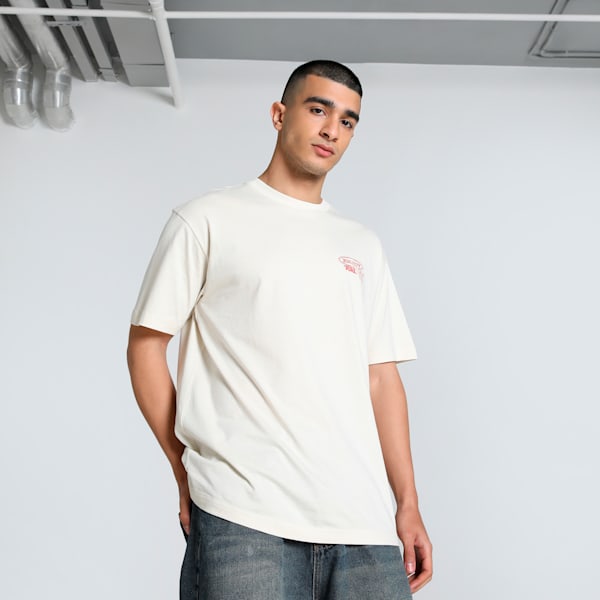 GRAPHICS Drive-In Men's Relaxed Fit Tee, Alpine Snow, extralarge-IND
