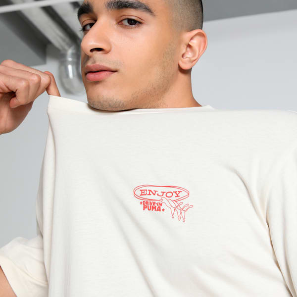 GRAPHICS Drive-In Men's Relaxed Fit Tee, Alpine Snow, extralarge-IND