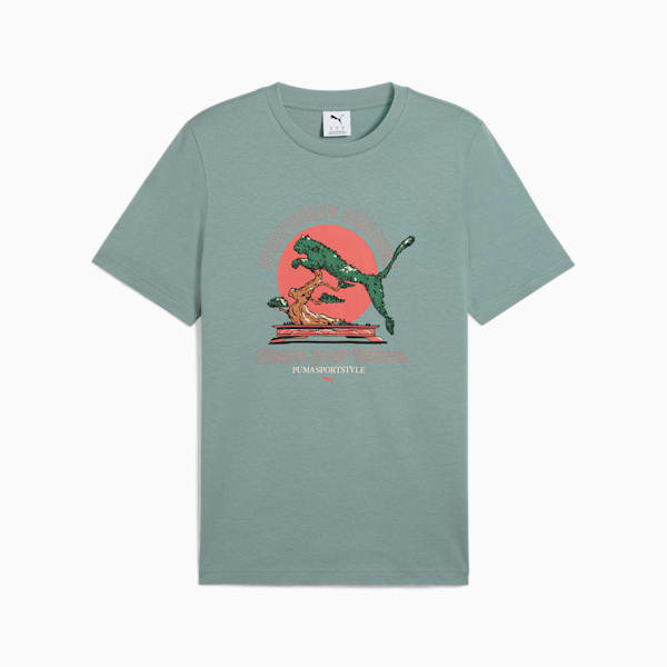 GRAPHICS Bonsai Men's Tee, Green Moon, extralarge