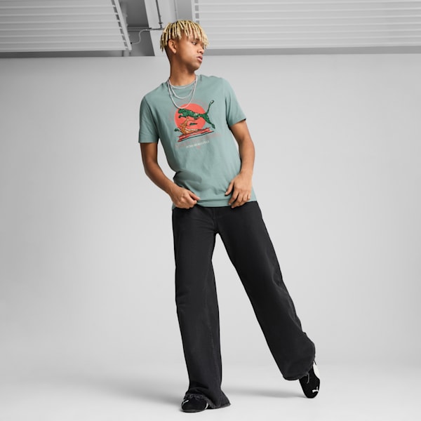 GRAPHICS Bonsai Men's Tee, Green Moon, extralarge