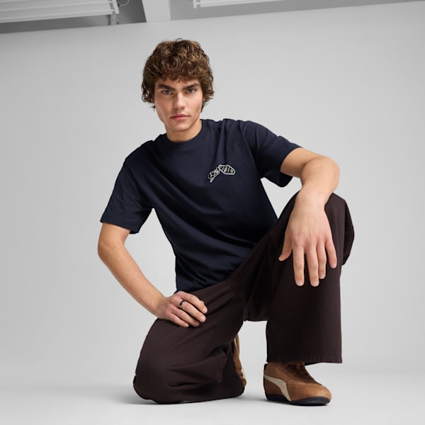 GRAPHICS PUMA Hotel Relaxed Tee Men, New Navy, extralarge