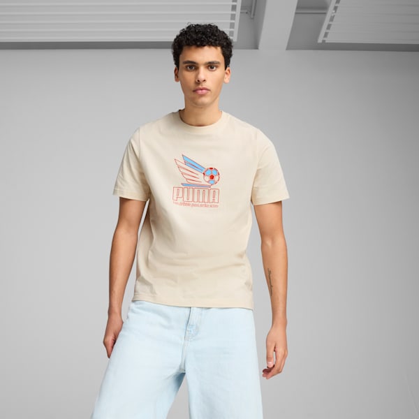 GRAPHICS Terrace Play Men's Tee, Alpine Snow, extralarge