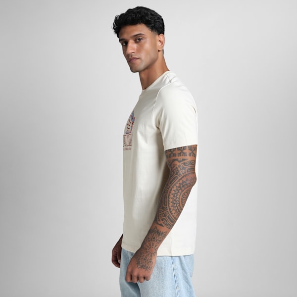 GRAPHICS PUMA Terrace Play Men's Tee, Alpine Snow, extralarge-IND