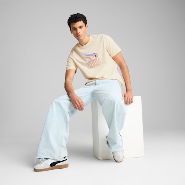 GRAPHICS Terrace Play Men's Tee, Alpine Snow, extralarge