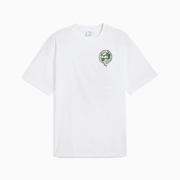 Playera holgada Graphics SUPER PUMA para hombre, PUMA White, extralarge