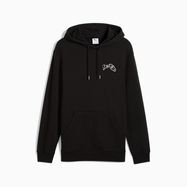 Sudadera con capucha para hombre PUMA Hotel GRAPHICS, PUMA Black, extralarge