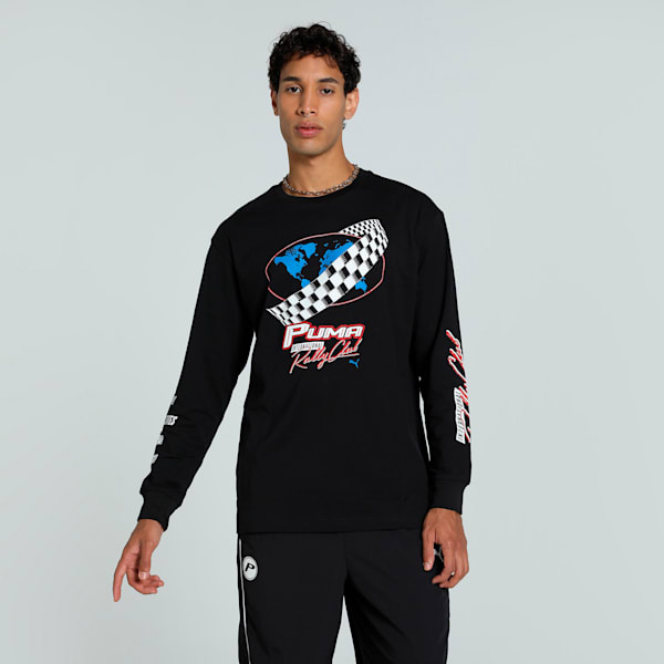 GRAPHICS PUMA Moto Men's Relaxed Fit Tee, PUMA Black, extralarge-IND