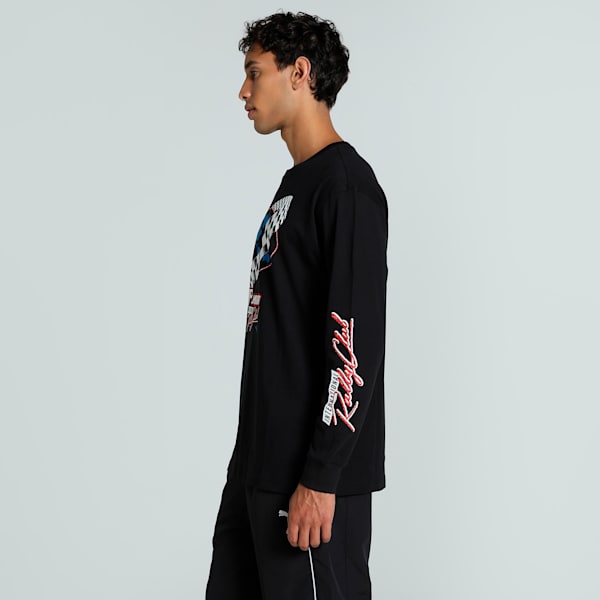 GRAPHICS PUMA Moto Men's Relaxed Fit Tee, PUMA Black, extralarge-IND