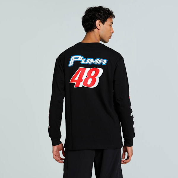 GRAPHICS PUMA Moto Men's Relaxed Fit Tee, PUMA Black, extralarge-IND