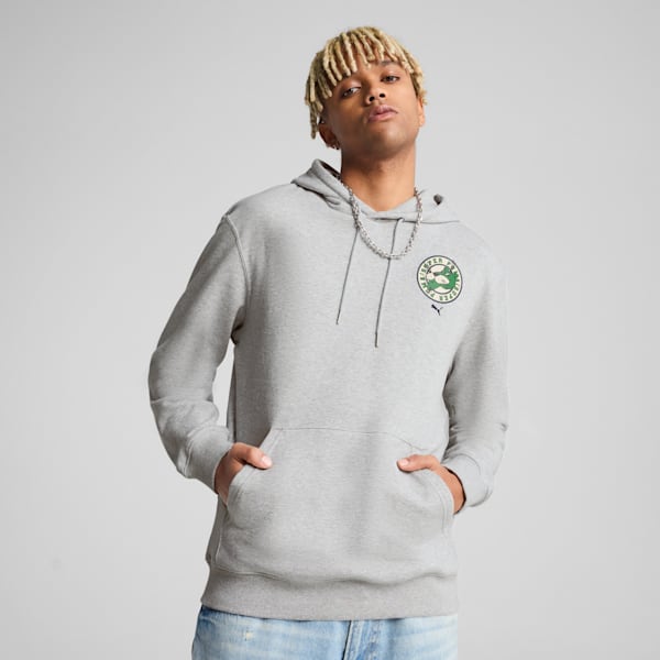 GRAPHICS Super PUMA Men's Hoodie, Light Gray Heather, extralarge