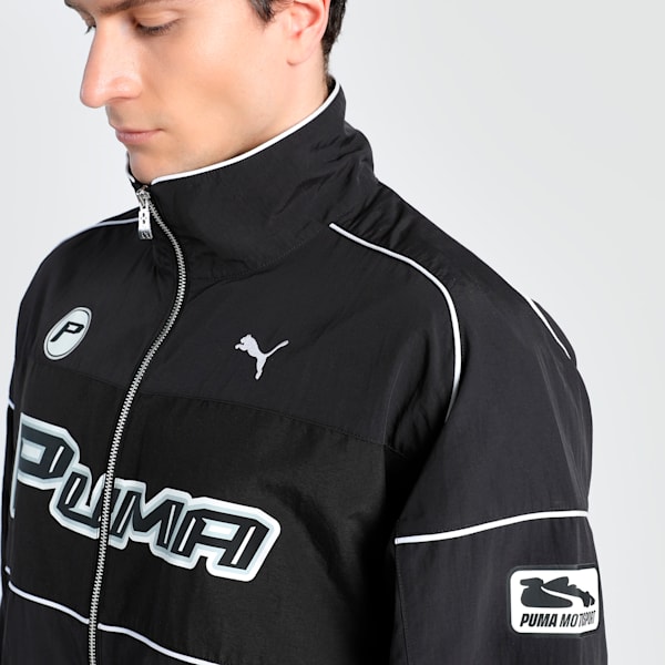SDS Men's Relaxed Fit Track Jacket, PUMA Black, extralarge-IND