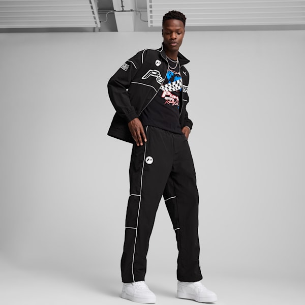Chamarra de pista para hombre Relaxed SDS, PUMA Black, extralarge