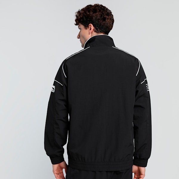 SDS Men's Relaxed Fit Track Jacket, PUMA Black, extralarge-IND