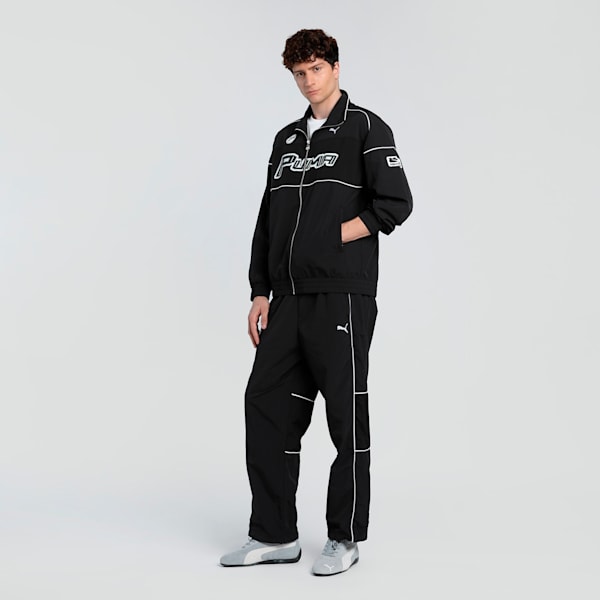 SDS Men's Relaxed Fit Track Jacket, PUMA Black, extralarge-IND