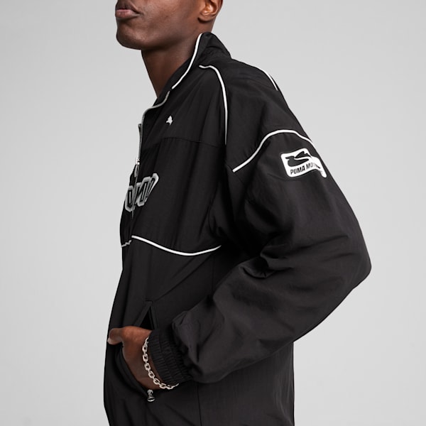 Chamarra de pista para hombre Relaxed SDS, PUMA Black, extralarge