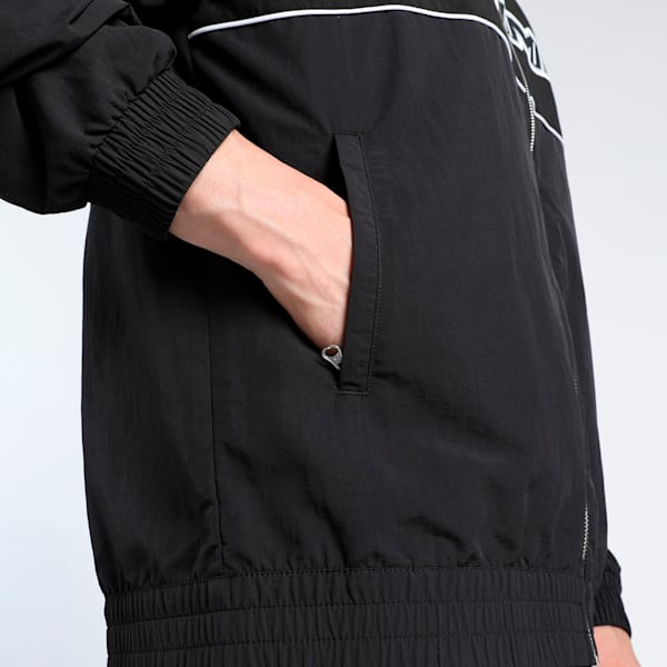 SDS Men's Relaxed Fit Track Jacket, PUMA Black, extralarge-IND