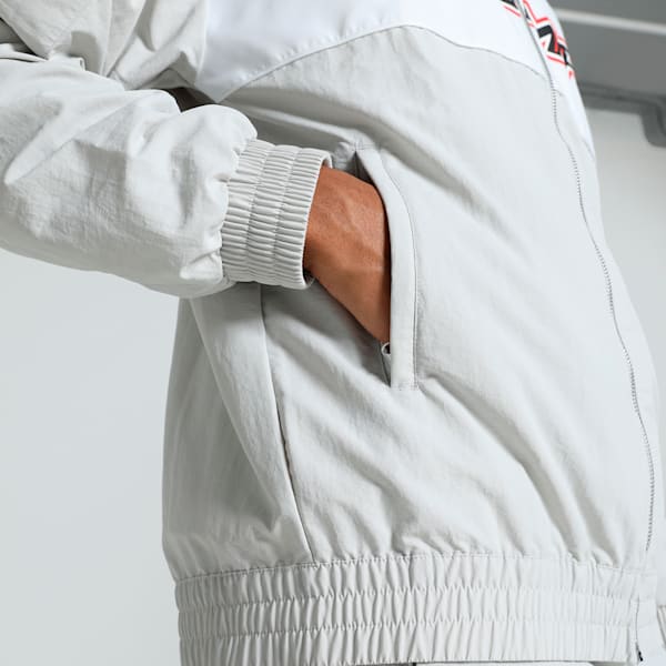SDS Men's Relaxed Fit Track Jacket, Glacial Gray, extralarge-IND