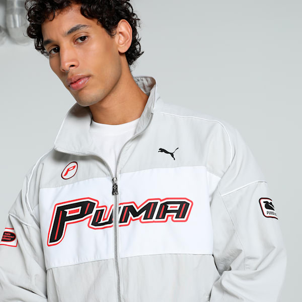 SDS Men's Relaxed Fit Track Jacket, Glacial Gray, extralarge-IND