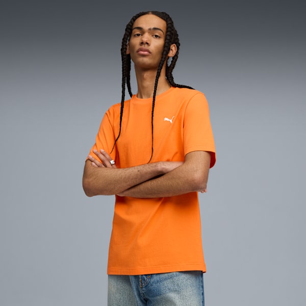 WARDROBE Essentials Men's Tee, Orange Glo, extralarge-IND