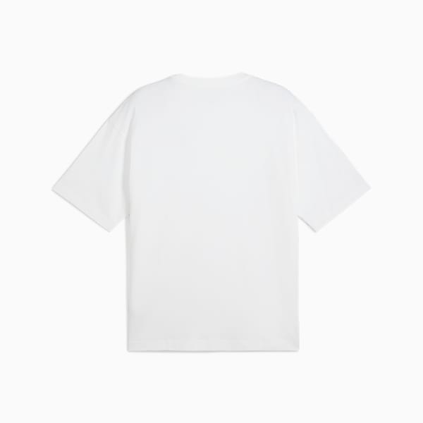 Playera estilo boxy WARDROBE Essentials para hombre, PUMA White, extralarge
